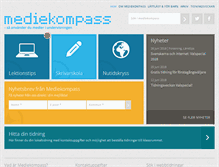 Tablet Screenshot of mediekompass.se